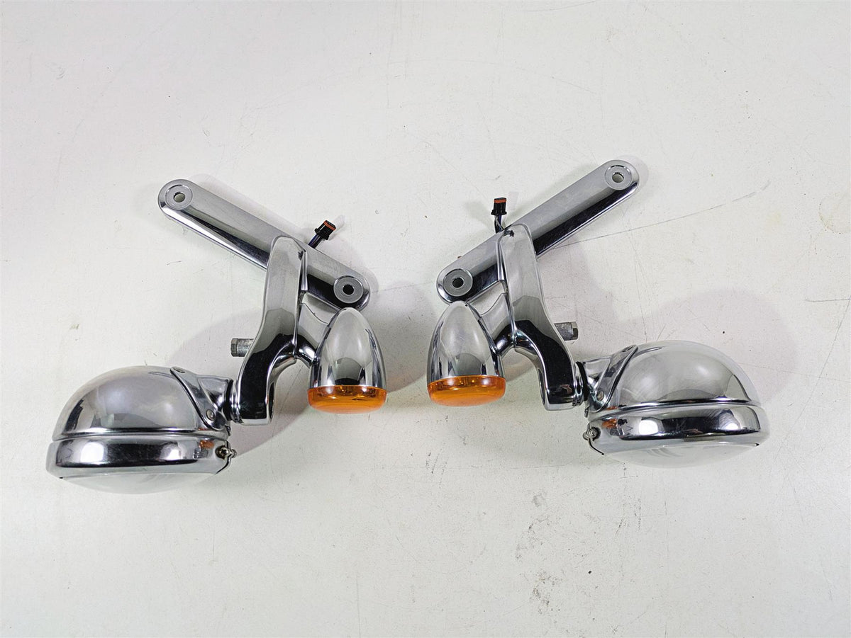 2015 Harley Touring FLHTKL Electra Glide Front Spot Light Blinker Set 68000021 {{ shop.shopifyCountryName }} - Mototech271