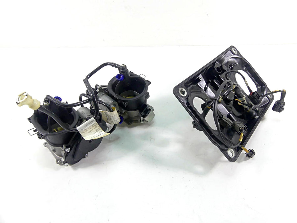 2012 Ducati Panigale 1199S Mikuni Throttle Body Set & Air Box Cover 28240892A {{ shop.shopifyCountryName }} - Mototech271