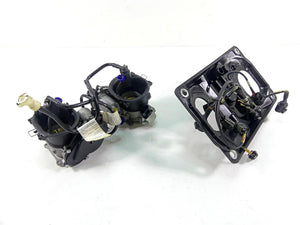 2012 Ducati Panigale 1199S Mikuni Throttle Body Set & Air Box Cover 28240892A