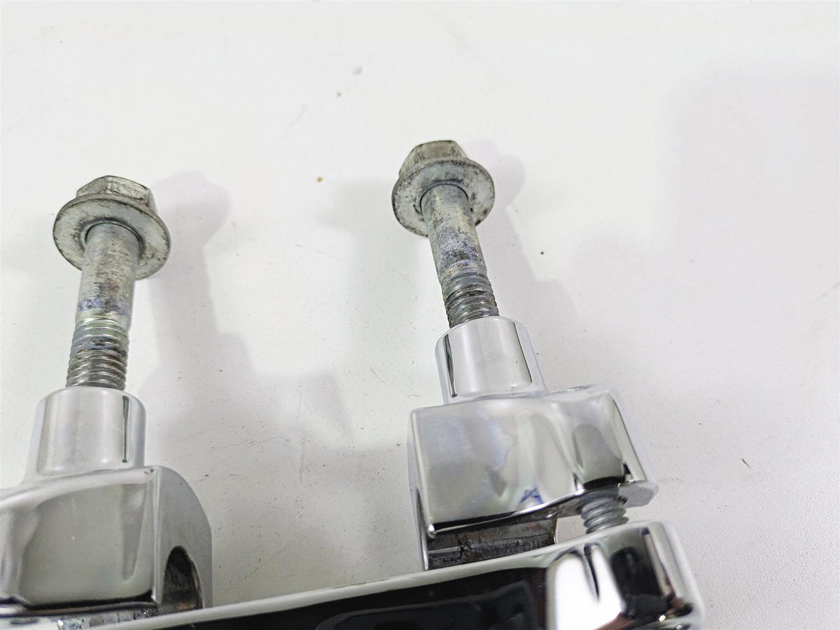 2004 Harley Softail FXSTDI Deuce Chrome Short Handlebar Riser Holder Set {{ shop.shopifyCountryName }} - Mototech271