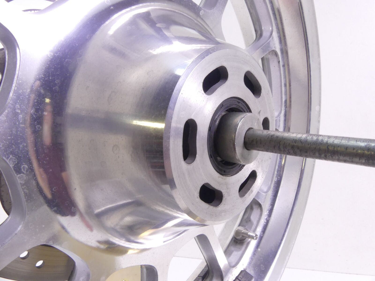 2013 Triumph America EFI Straight Front Wheel Rim 16x3 + Brake Rotor T2005551 {{ shop.shopifyCountryName }} - Mototech271