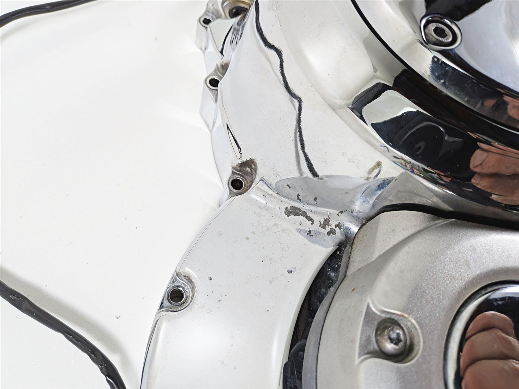 2008 Yamaha XV1900 Roadliner S Chrome Engine Motor Cover Set 1D7-15411-00 {{ shop.shopifyCountryName }} - Mototech271