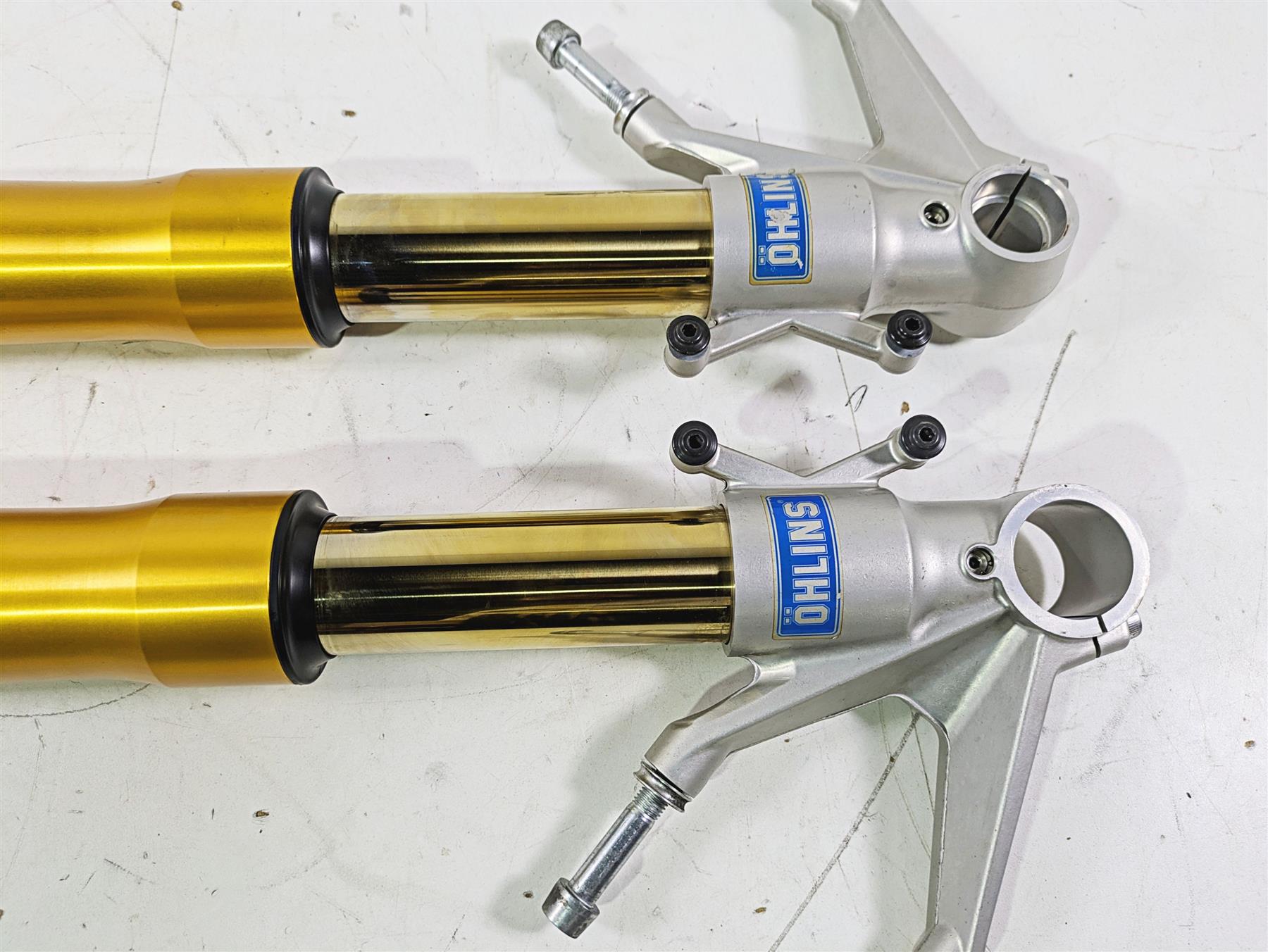 2008 Ducati SBK 1098 S Straight Ohlins Front Fork Leg Set 34420171A 34520171A {{ shop.shopifyCountryName }} - Mototech271