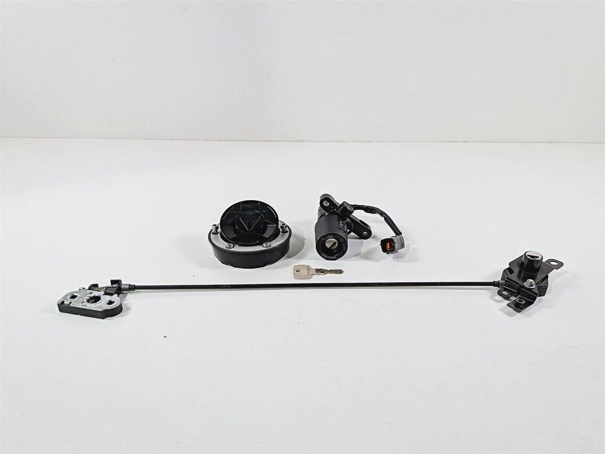 2022 Triumph Tiger 900 GT Pro Ignition SwitchKey Lock Set T2501977 {{ shop.shopifyCountryName }} - Mototech271