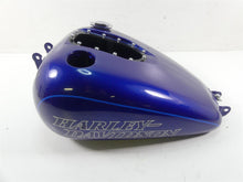 Load image into Gallery viewer, 2016 Harley FXDL Dyna Low Rider Fuel Gas Petrol Tank Superior Blue Dent 61593-10
