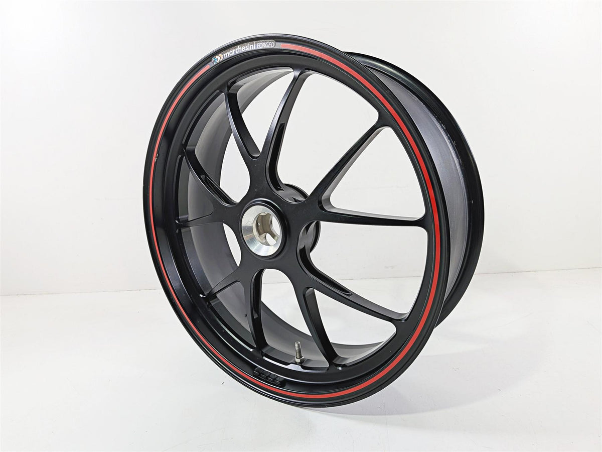 2009 Ducati Hypermotard 1100 S Marchesini Forged Rear Wheel Rim 17x5.5 50221291A-Mototech271