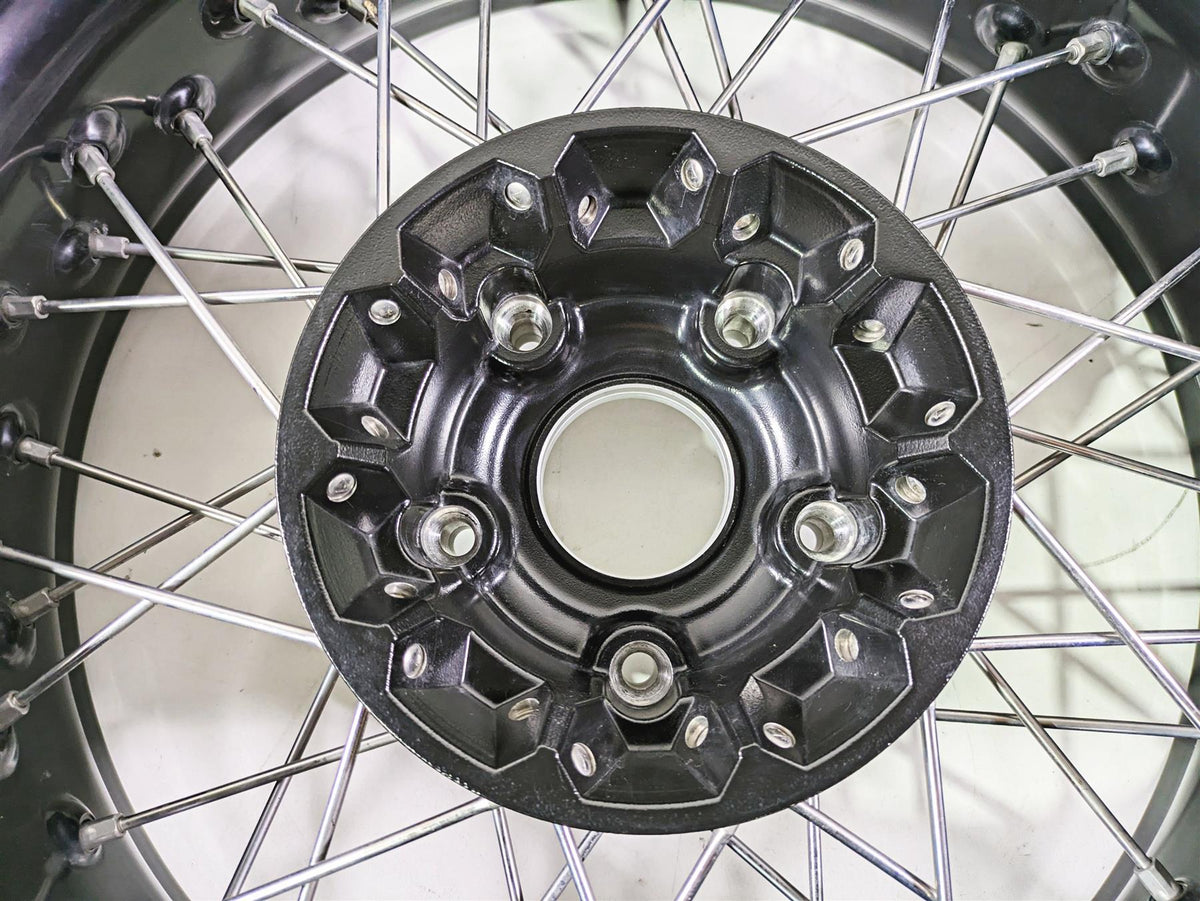 2014 BMW R nine T R9T K21 Rear Wheel Rim Black Spoke 17x5.5 -Ding 36318544696 {{ shop.shopifyCountryName }} - Mototech271