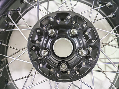 2014 BMW R nine T R9T K21 Rear Wheel Rim Black Spoke 17x5.5 -Ding 36318544696 {{ shop.shopifyCountryName }} - Mototech271