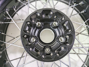 2014 BMW R nine T R9T K21 Rear Wheel Rim Black Spoke 17x5.5 -Ding 36318544696 | Mototech271