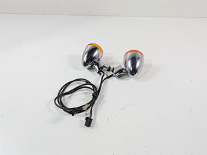 2014 Harley FXDF Dyna Fat Bob Rear Blinker Turn Signal Set - Read 68978-00