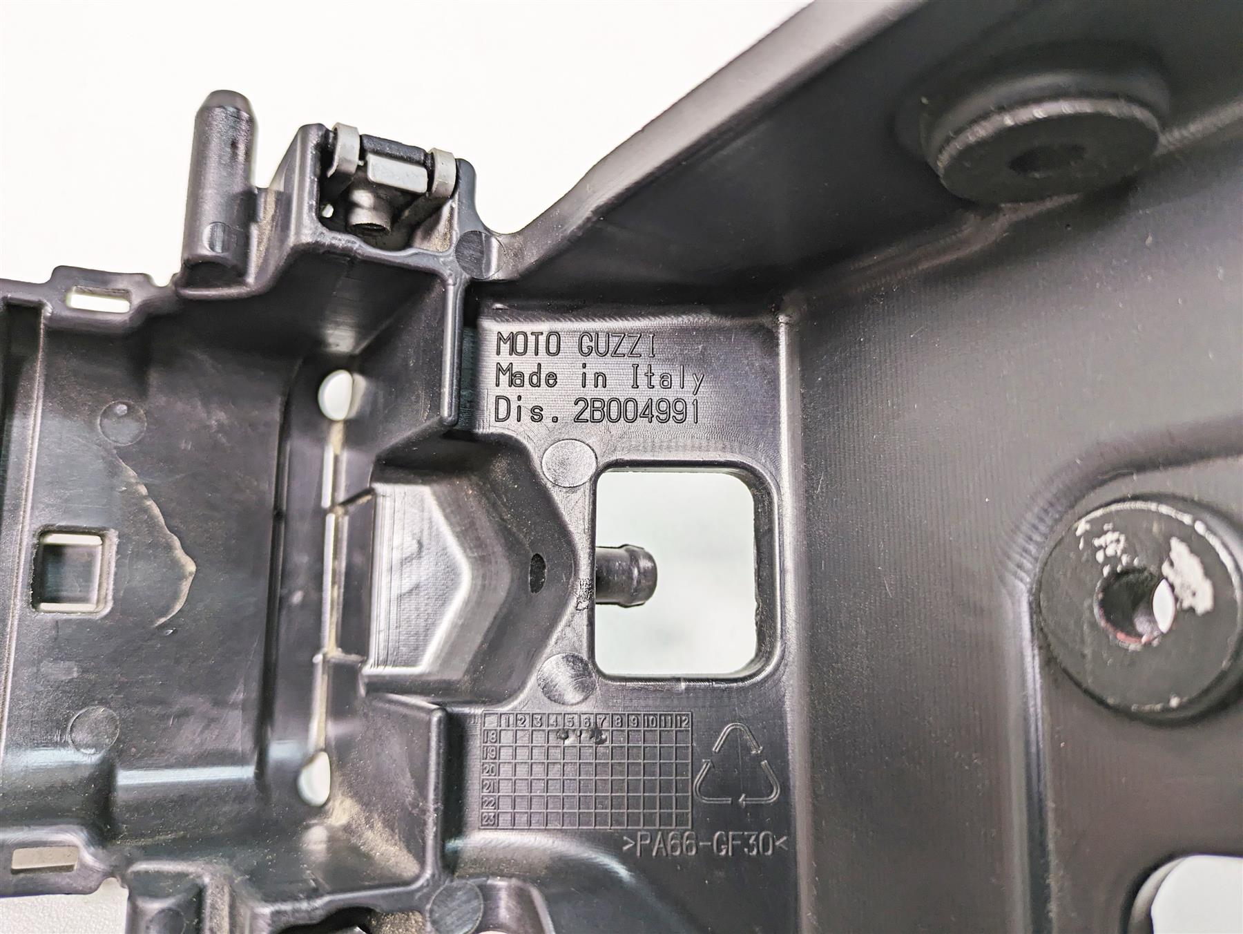 2020 Moto Guzzi V85 TT Adventure Infill Battery Electrical Cover Set 2B004991 {{ shop.shopifyCountryName }} - Mototech271