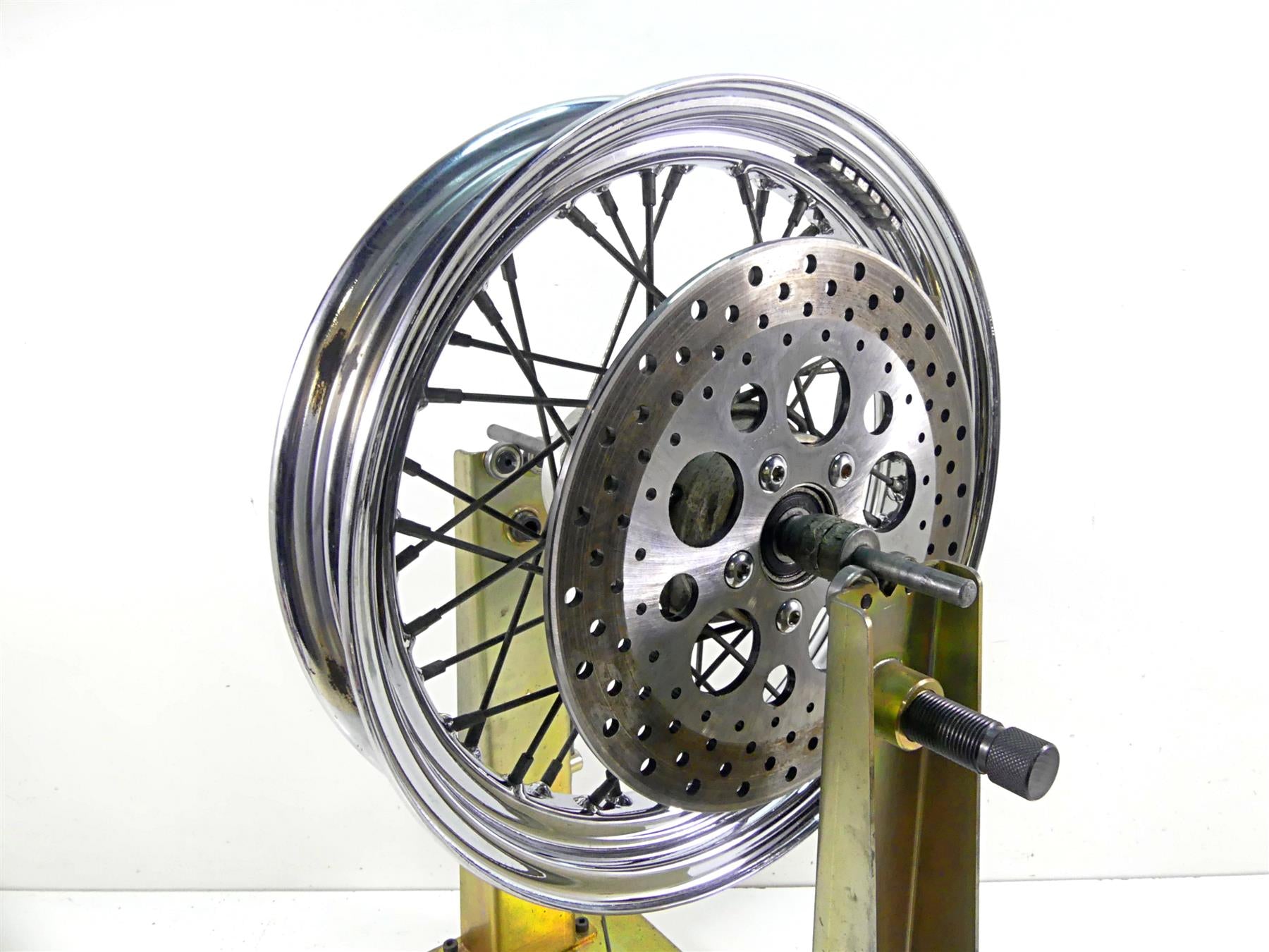 2002 Harley FLSTCI Softail Heritage 16x3 Rear Wheel Rim - Read 43085-97 {{ shop.shopifyCountryName }} - Mototech271