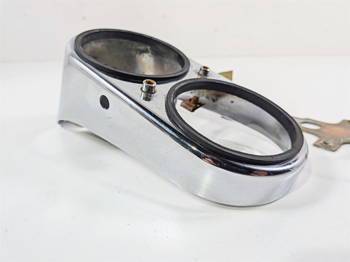 1998 Harley Dyna FXDL Low Rider Chrome Fuel Tank Dash Cover & Mount 67185-95 {{ shop.shopifyCountryName }} - Mototech271