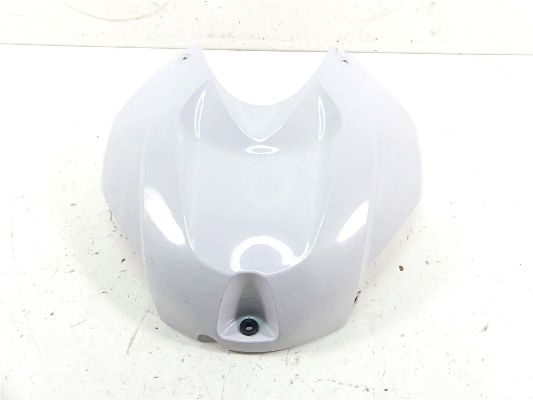 2018 BMW S1000RR K46 Fuel Tank Front Cover Fairing Plastic White 46638540863 {{ shop.shopifyCountryName }} - Mototech271