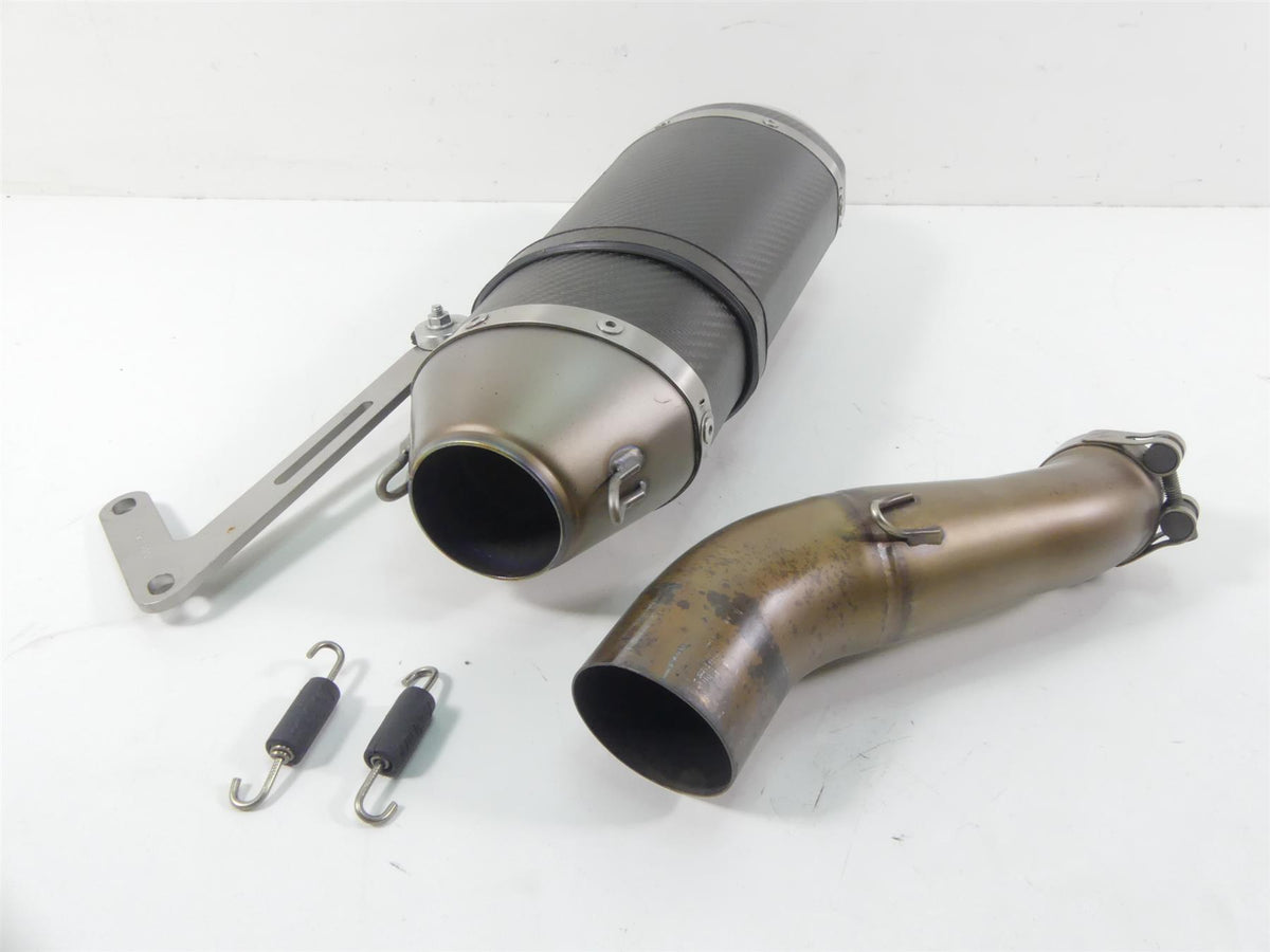 2015 Triumph 1050 Speed Triple R Leo Vince SBK Carbon Exhaust Pipe 8514S#1 {{ shop.shopifyCountryName }} - Mototech271