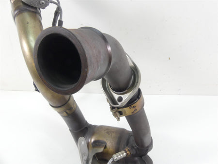 2008 Ducati Hypermotard 1100 Oem Exhaust Pipe Header Manifold + Servo 57221451A {{ shop.shopifyCountryName }} - Mototech271