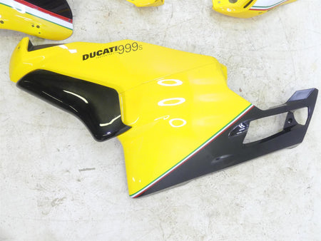 2004 Ducati 999 SBK Aftermarket Yellow Nose Tail Side Fairing Cover Cowl Set Kit {{ shop.shopifyCountryName }} - Mototech271
