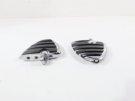2009 Harley FXCWC Softail Rocker Mini Chrome Wing Front Footpeg Foot Rest Set {{ shop.shopifyCountryName }} - Mototech271