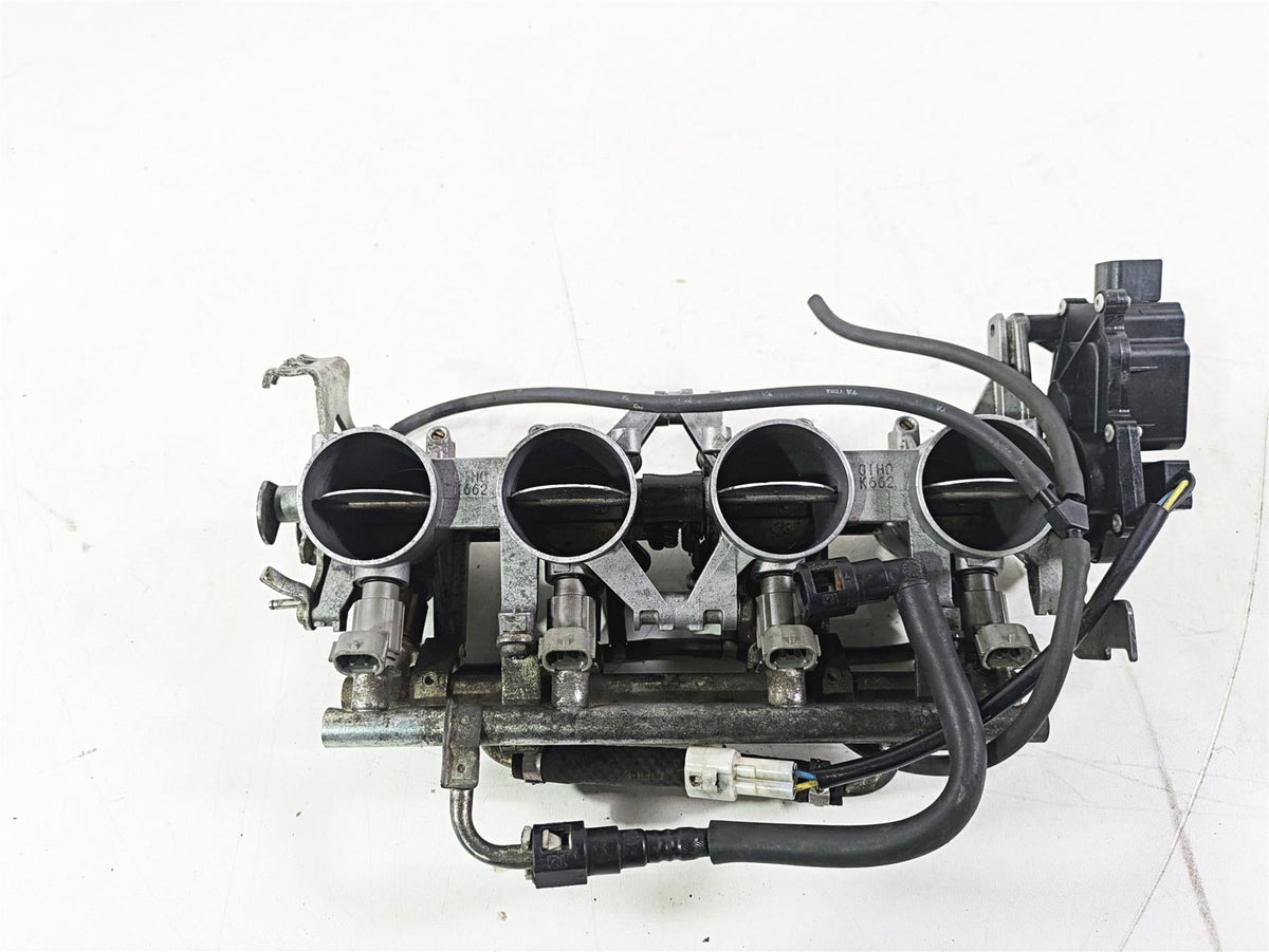 2007 Suzuki GSXR600 Mikuni Throttle Body Bodies FOR PARTS 13405-01H00 13405-01H02 {{ shop.shopifyCountryName }} - Mototech271