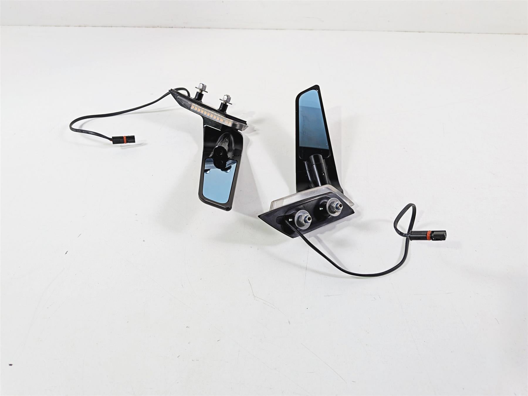 2022 BMW S1000RR K67 Left Right Adjustable Wing Stealth Mirror Turn Signal Set-Mototech271