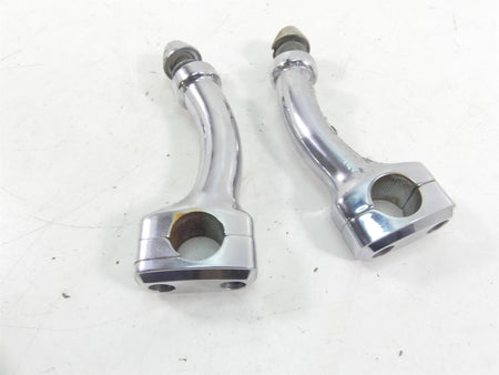 2002 Harley Softail FXSTDI Deuce Handlebar Handle Bar Riser Holder Set 56135-00A {{ shop.shopifyCountryName }} - Mototech271
