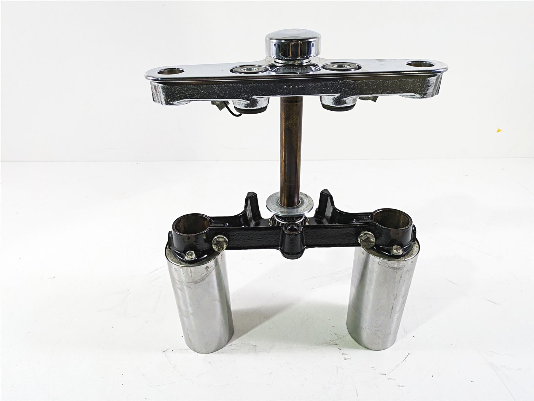 2008 Harley FLSTC Softail Heritage Lower & Upper Triple Tree Set 41mm 45605-00A | Mototech271