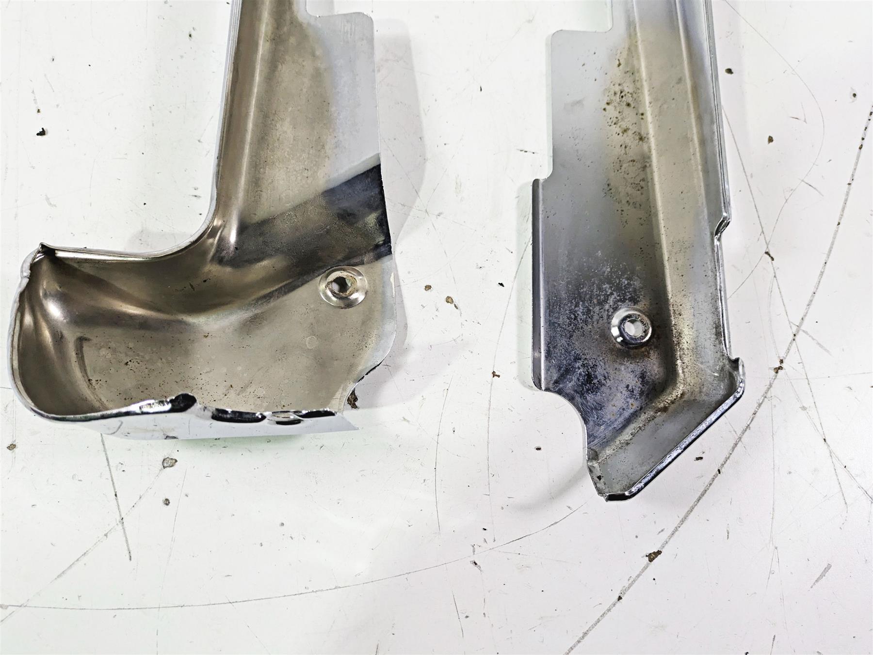 1998 Moto Guzzi California 1100 EV Lower Frame Chrome Cover Set GU03446900 {{ shop.shopifyCountryName }} - Mototech271