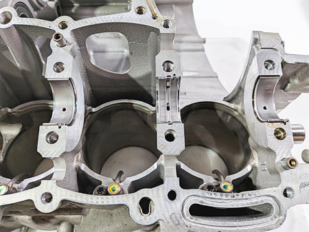 2017 BMW S1000RR K46 Upper Engine Crank Case Cylinder Jugs 11008561534 {{ shop.shopifyCountryName }} - Mototech271