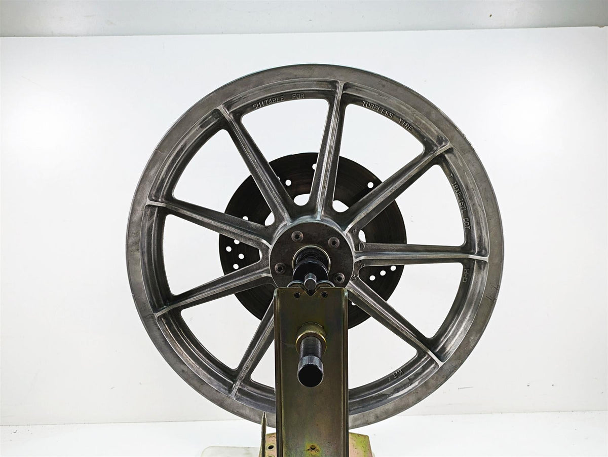 1990 Harley Sportster XLH883 XL883 Straight 19x2.15 9 Spoke Front Wheel 43338-83 {{ shop.shopifyCountryName }} - Mototech271