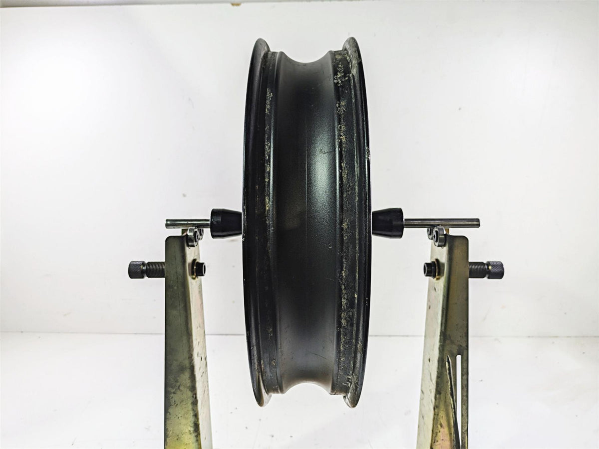 2012 Triumph Daytona 675 Straight 17x3.5 Front Wheel Rim Graphite T2000618 {{ shop.shopifyCountryName }} - Mototech271