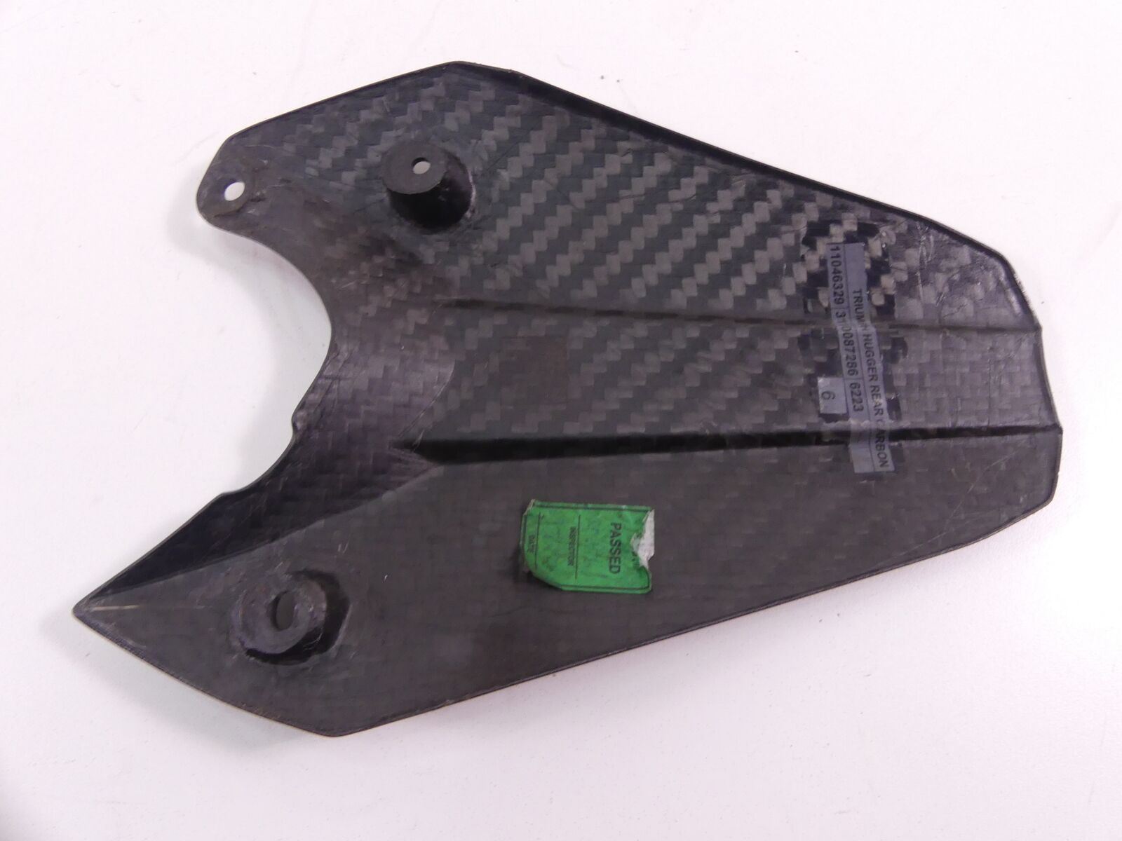 2017 Triumph Daytona 675R Rear Carbon Fiber Fender Mud Flap 11046329 {{ shop.shopifyCountryName }} - Mototech271