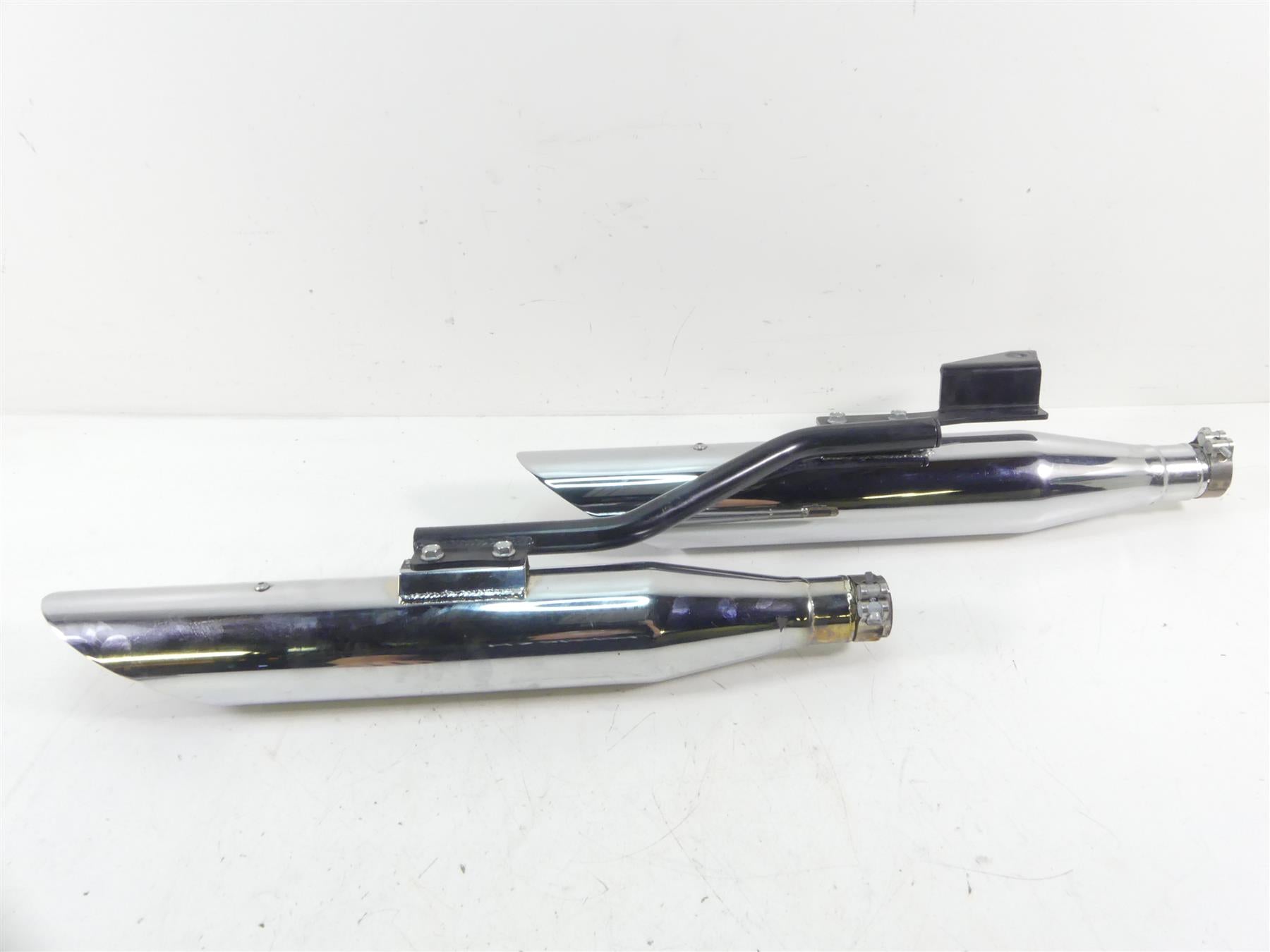 2007 Honda VTX1800 T1 Cobra Slash Cut Slip On Exhaust Pipe Mufflers 1176SC {{ shop.shopifyCountryName }} - Mototech271