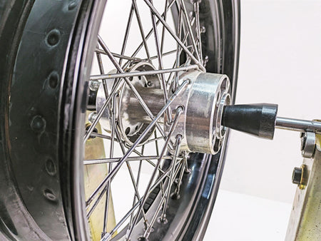 Harley Davidson Dyna Black 17x4.5 Spoke Wheel Rim 25mm Bearing 41430-09A {{ shop.shopifyCountryName }} - Mototech271