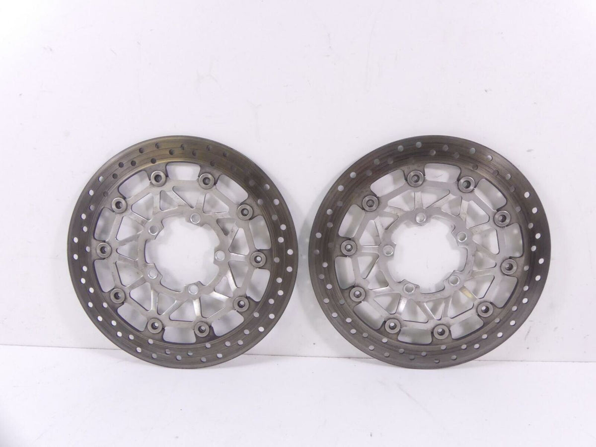 2009 Triumph Street Triple 675R Front Brake Disc Rotor Set T2021045 {{ shop.shopifyCountryName }} - Mototech271