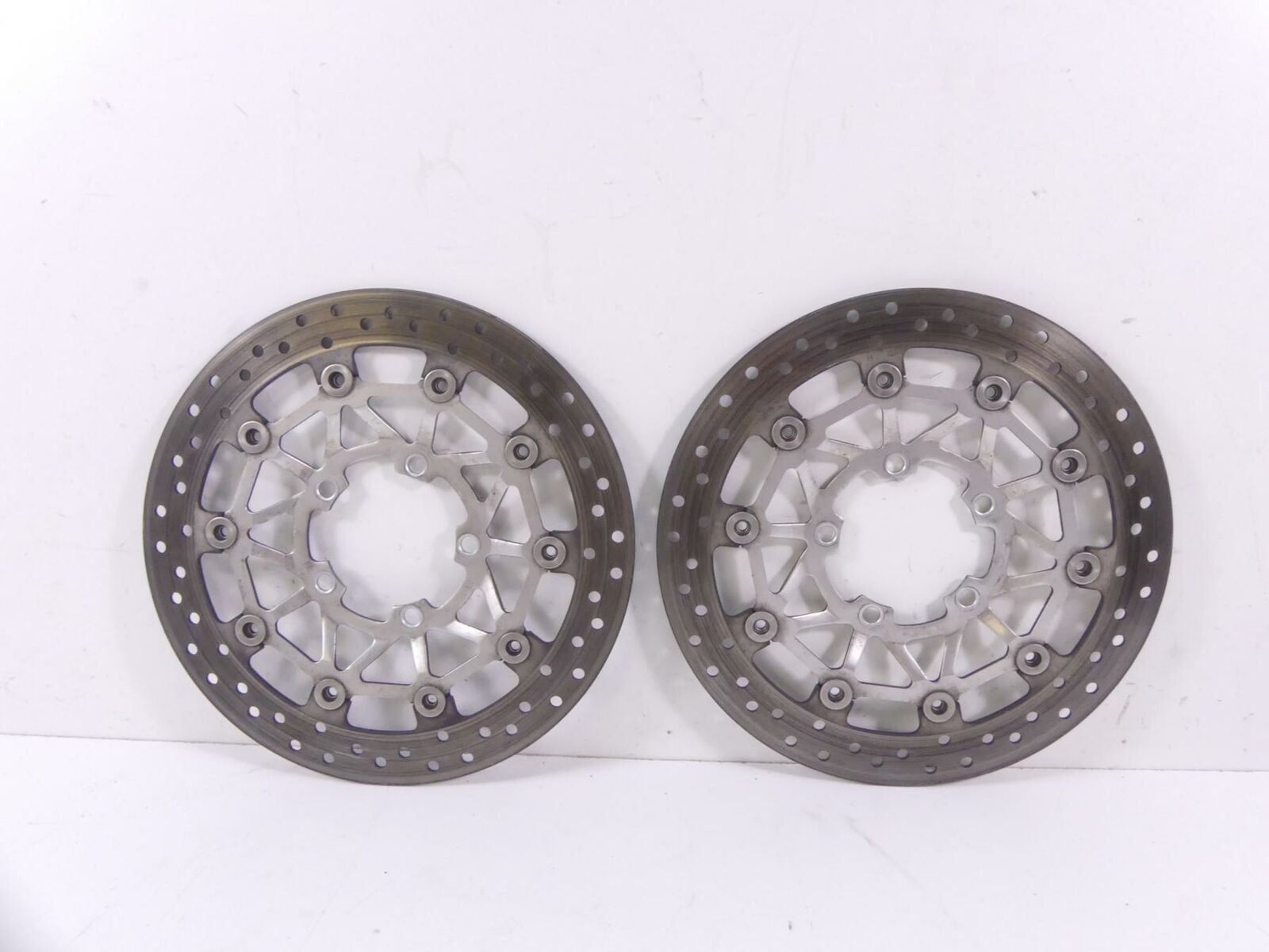 2009 Triumph Street Triple 675R Front Brake Disc Rotor Set T2021045 {{ shop.shopifyCountryName }} - Mototech271