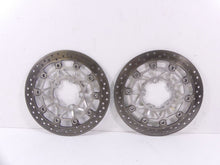 Load image into Gallery viewer, 2009 Triumph Street Triple 675R Front Brake Disc Rotor Set T2021045 | Mototech271

