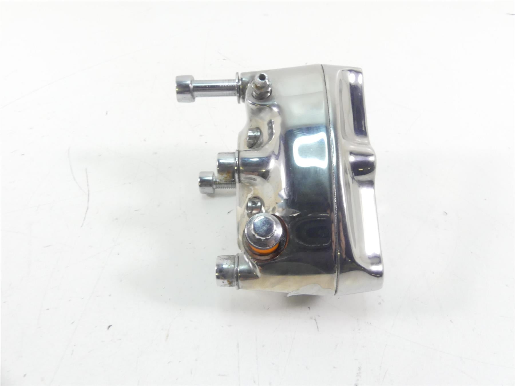 2004 Harley FXDWGI Dyna Wide Glide Front Chrome Brake Caliper -Read 44046-00D {{ shop.shopifyCountryName }} - Mototech271