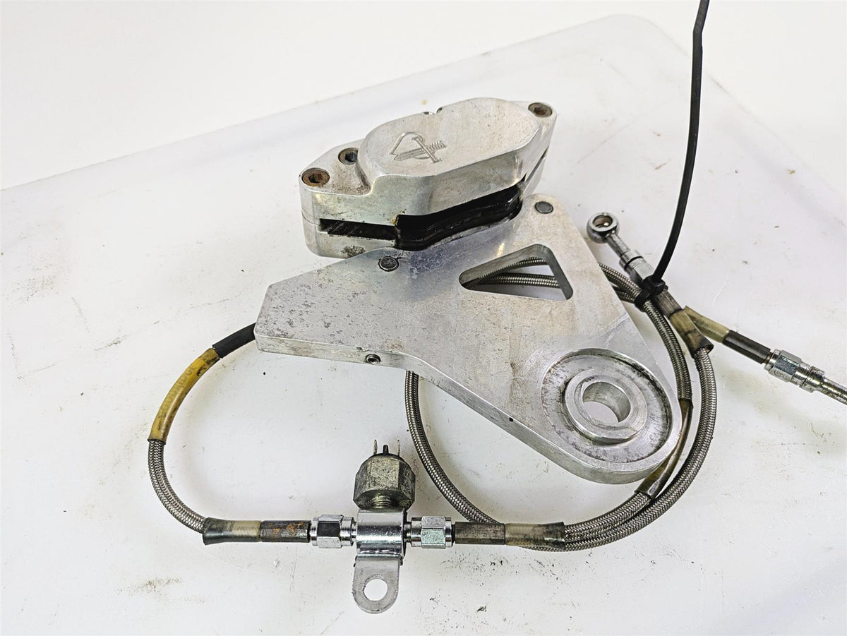 2002 Indian Spirit Deluxe Rear Brake Caliper & Bracket 50-051 53-176 {{ shop.shopifyCountryName }} - Mototech271