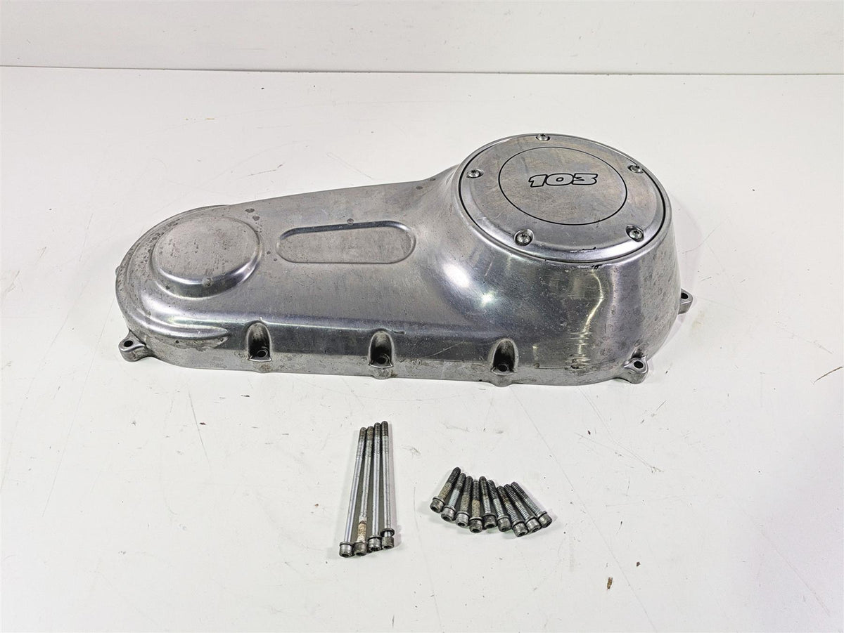 2014 Harley FLS Softail Slim Outer Primary Drive Clutch Cover 60784-06A {{ shop.shopifyCountryName }} - Mototech271