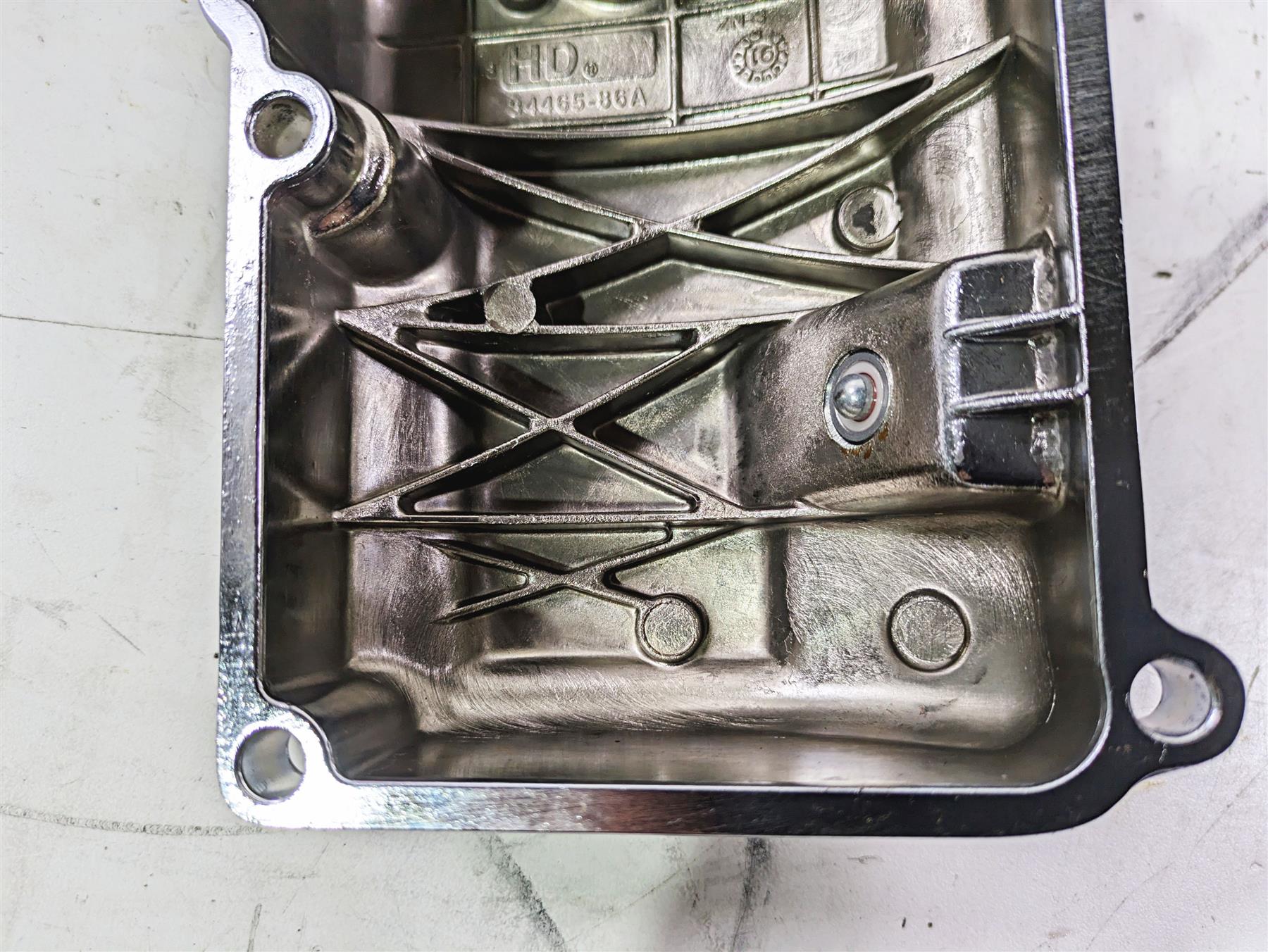 1992 Harley FLSTC Softail Heritage Transmission Top Plate Cover 34465-86A {{ shop.shopifyCountryName }} - Mototech271