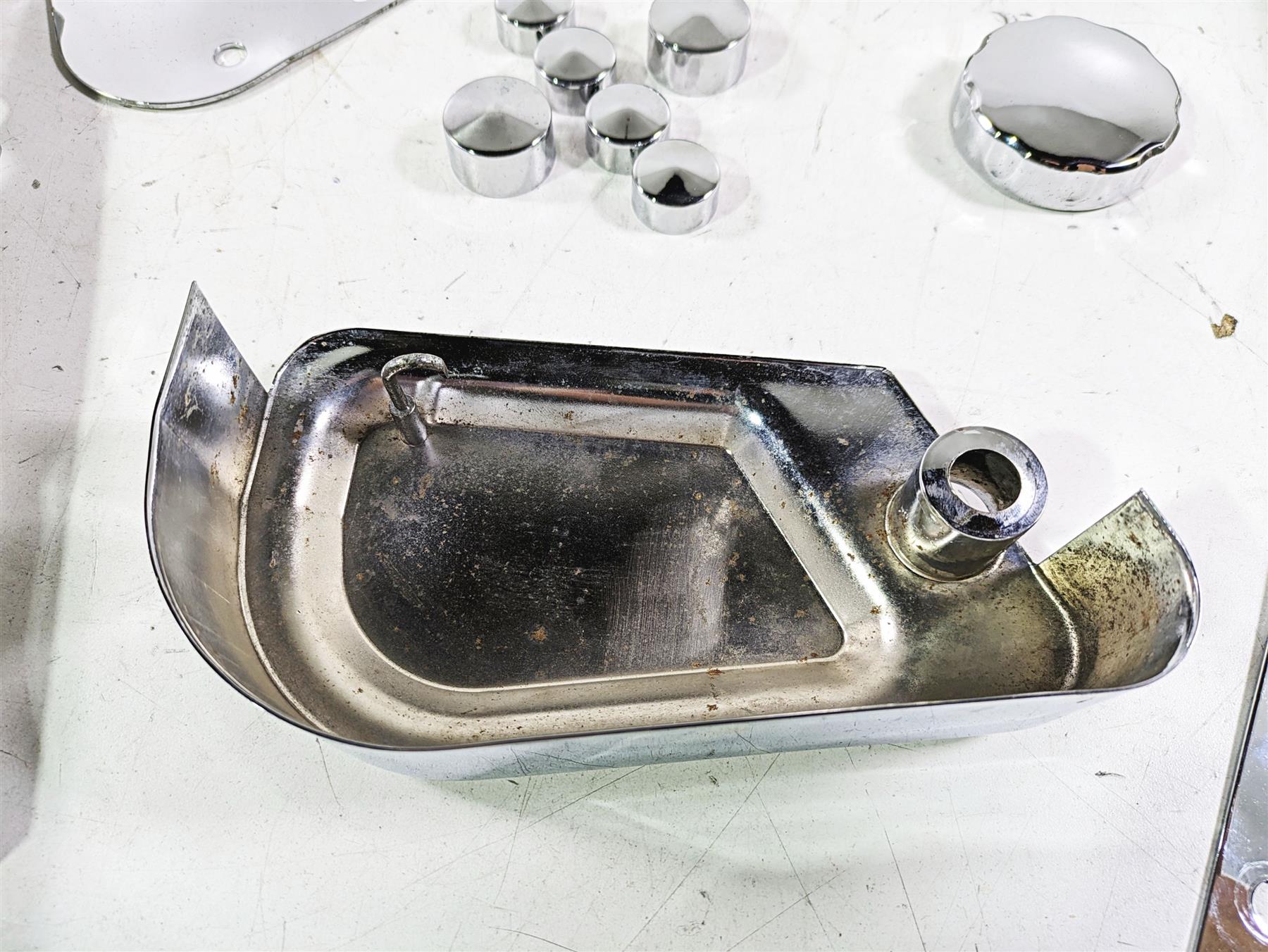 2002 Honda VTX1800 Retro Cobra Aftermarket Chrome Cover Set 06-0652 06-0650 {{ shop.shopifyCountryName }} - Mototech271