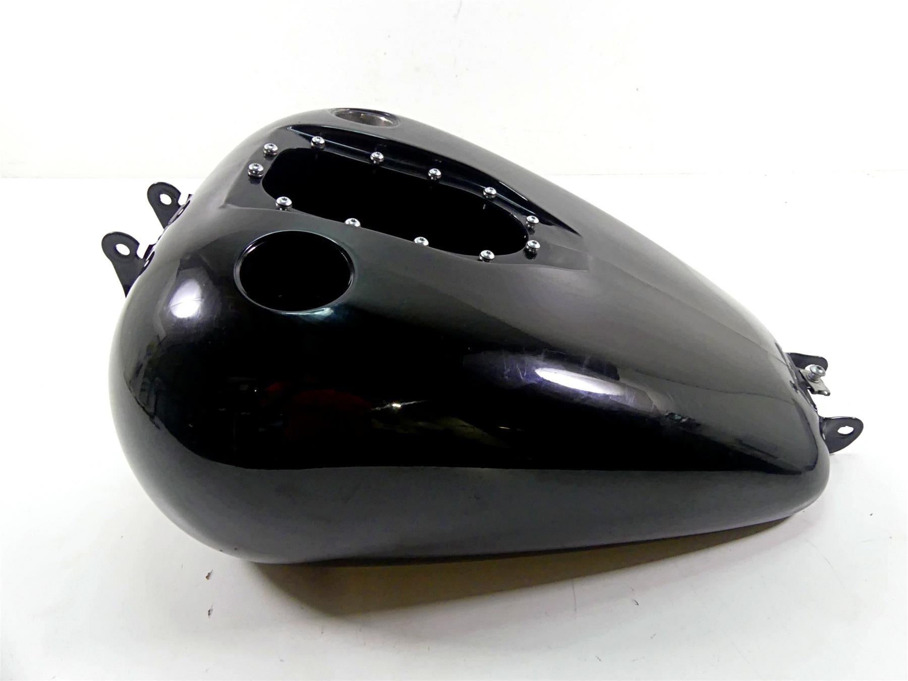 2014 Harley Dyna FXDB Street Bob Fuel Gas Petrol Tank Vivid Black 61593-10 | Mototech271