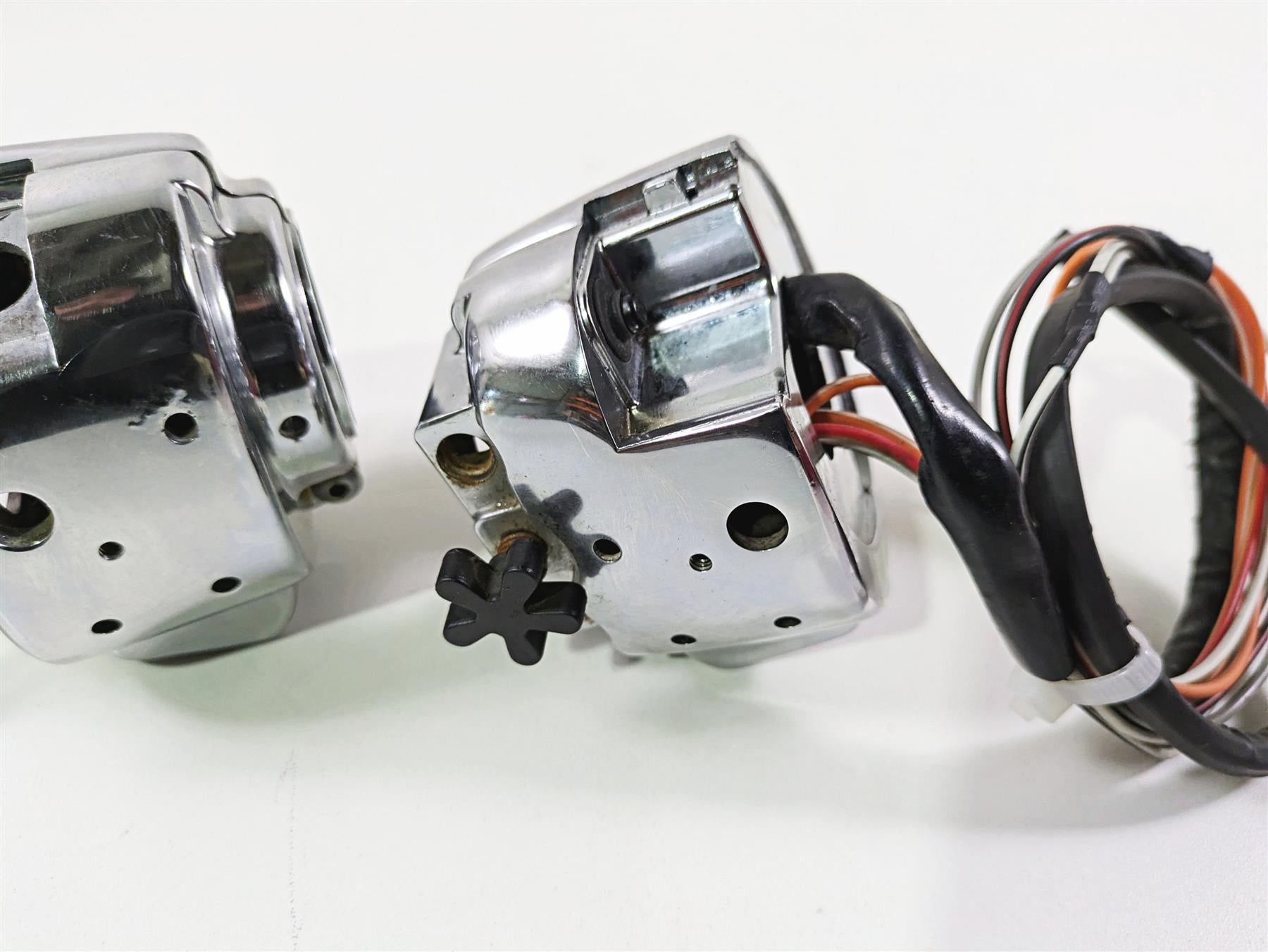 2004 Big Dog Chopper Chrome Harley Left Right Hand Light Kill STart Control Switch Set {{ shop.shopifyCountryName }} - Mototech271