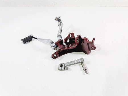 2009 Harley FXCWC Softail Rocker Left Front Footpeg Mount & Shifter 33751-08COZ {{ shop.shopifyCountryName }} - Mototech271