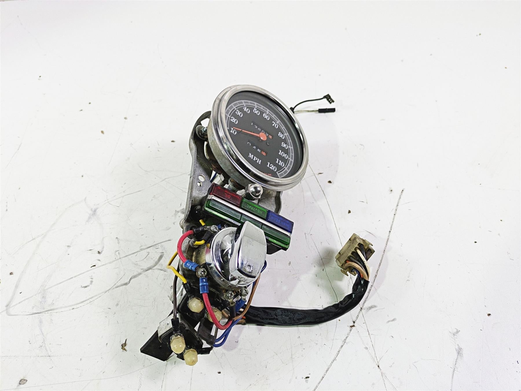1992 Harley FLSTC Softail Heritage Speedometer Ignition Switch Set -Vin 67011-91 {{ shop.shopifyCountryName }} - Mototech271