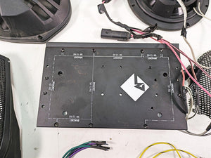 2014 Harley Touring FLHTK Electra Glide Rockford Fosgate Speaker Amp Set - Read