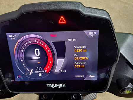 2022 Triumph Speed Triple 1200 RS Tft Display Screen Speedometer 553mi T2506606 {{ shop.shopifyCountryName }} - Mototech271