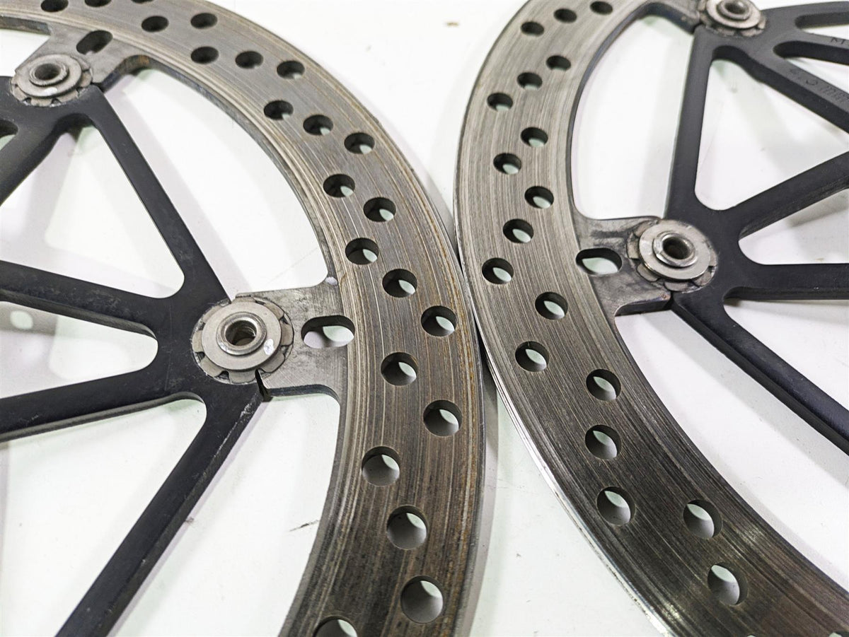 2008 Ducati SBK 1098 S Brembo Front Brake Rotor Disc Set 49240901A 71311973A {{ shop.shopifyCountryName }} - Mototech271