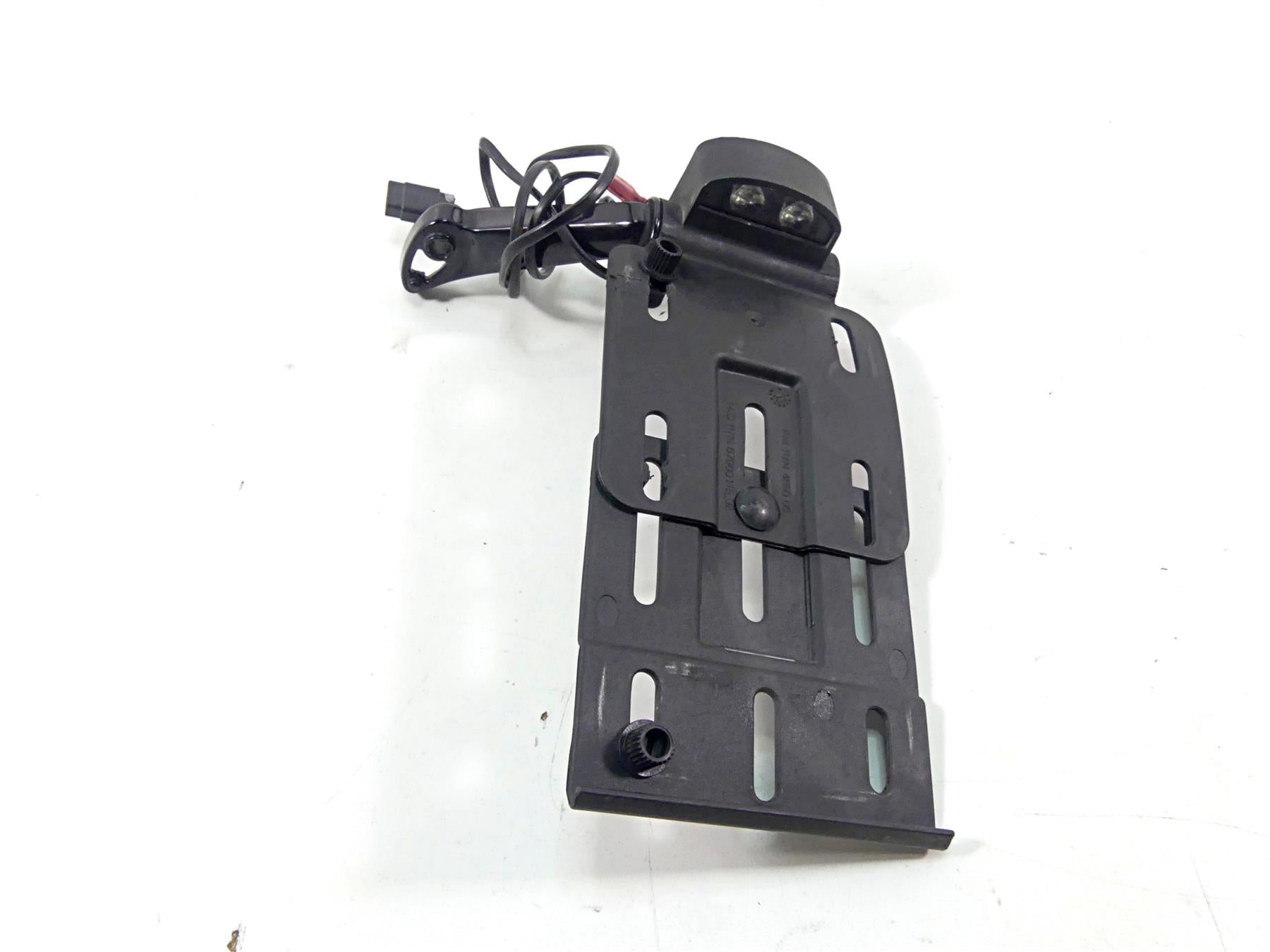 2016 Harley Softail FLS Slim Side License Plate Holder + Light - Read 67900115 {{ shop.shopifyCountryName }} - Mototech271