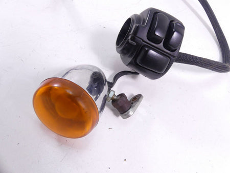 2007 Harley FXDWG Dyna Wide Glide Left Control Switch & Blinker 71682-06A {{ shop.shopifyCountryName }} - Mototech271